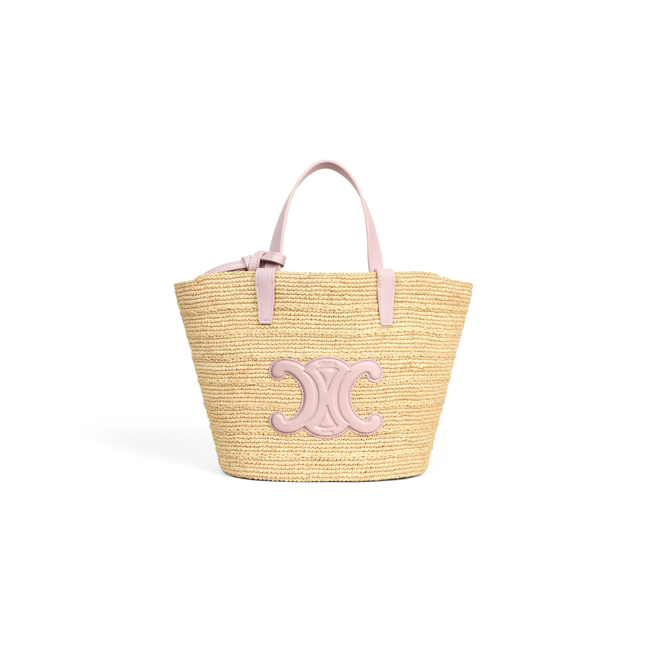 ce**e teen S*pple ce**e classic panier in raffia and calfskin 115802ff7.25bd (22*21.5*13cm)